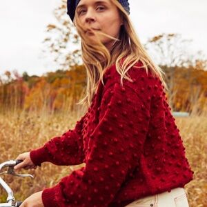 ISO!! Do not buy! Misha & Puff brick mockneck popcorn sweater